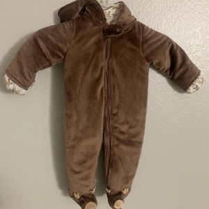 Carter's Baby Pram with Antlers hoodie